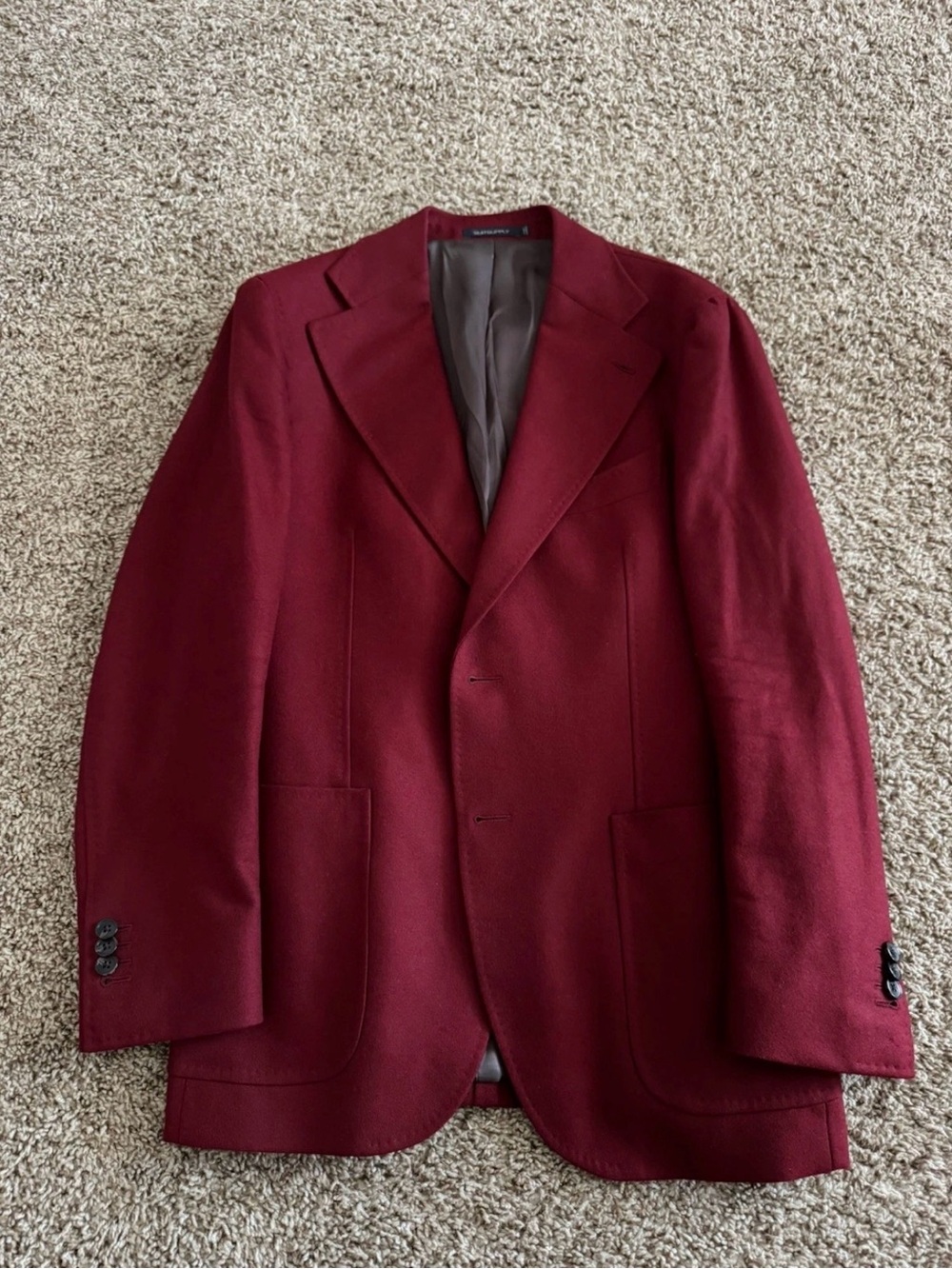 Suitsupply Red Havana Blazer 40S